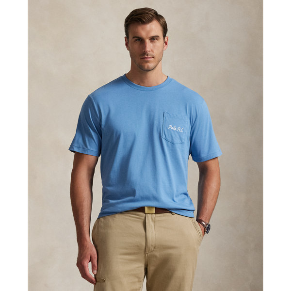 This Big & Tall T-shirt features our logo intricately embroidered at the front and our iconic mascot, the Polo Bear, printed at the back.