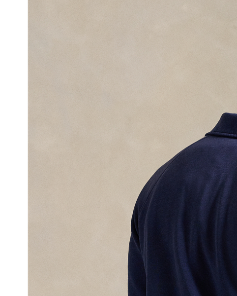 In slub cotton-blend fleece, this Big & Tall jacket features a "USA" print as well as a stars-and-stripes shield patch.