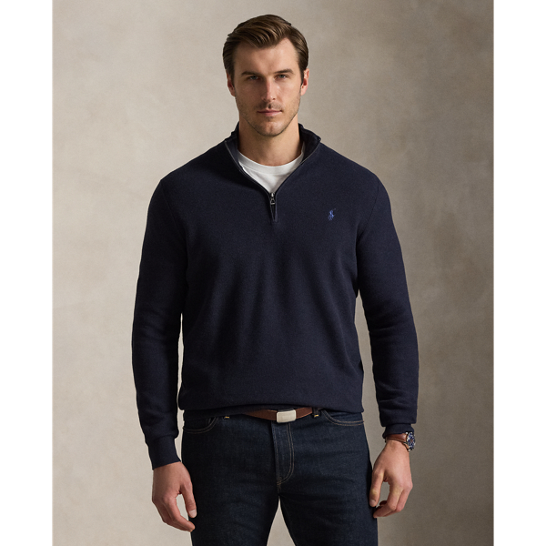 Maglia in Piqué di Cotone Plus Size Ralph Lauren