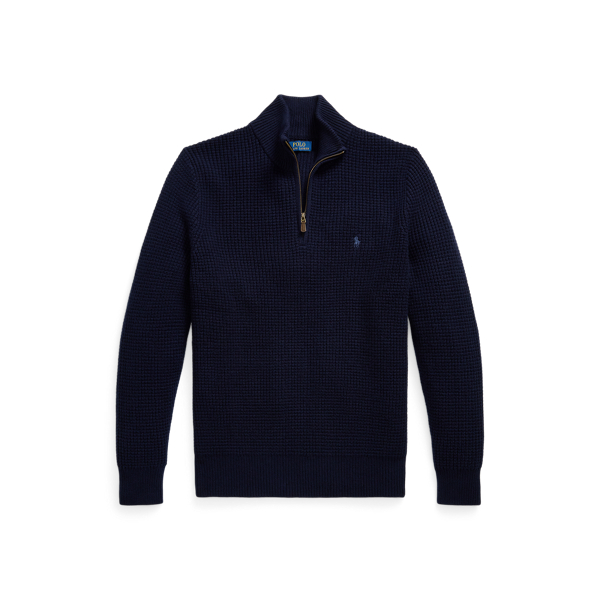 Big & Tall - Waffle-Knit Wool-Cotton Jumper