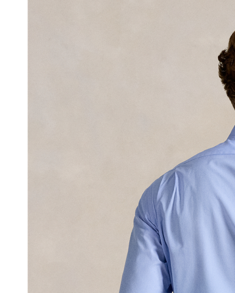 Crafted with 120s-quality cotton poplin, this shirt features a trim fit and our signature embroidered Pony at the hem.