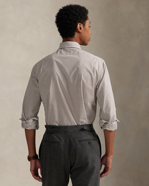 This stretchy shirt is made from cotton PUREPRESS™ technology – a durable press finish, which provides wrinkle resistance while reducing material strength loss and protecting against abrasion.