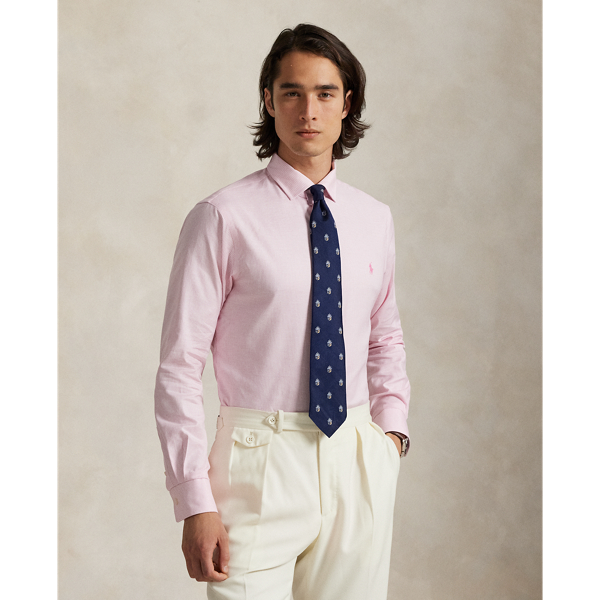 This stretchy shirt is made with cotton PUREPRESS™ technology, a durable press finish that provides wrinkle resistance while reducing material strength loss and protecting against abrasion.