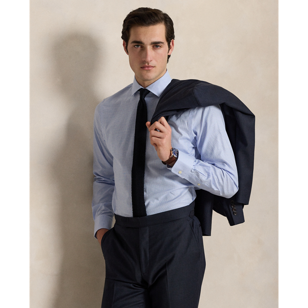 This stretchy shirt is made with cotton PUREPRESS™ technology, a durable press finish that provides wrinkle resistance while reducing material strength loss and protecting against abrasion.