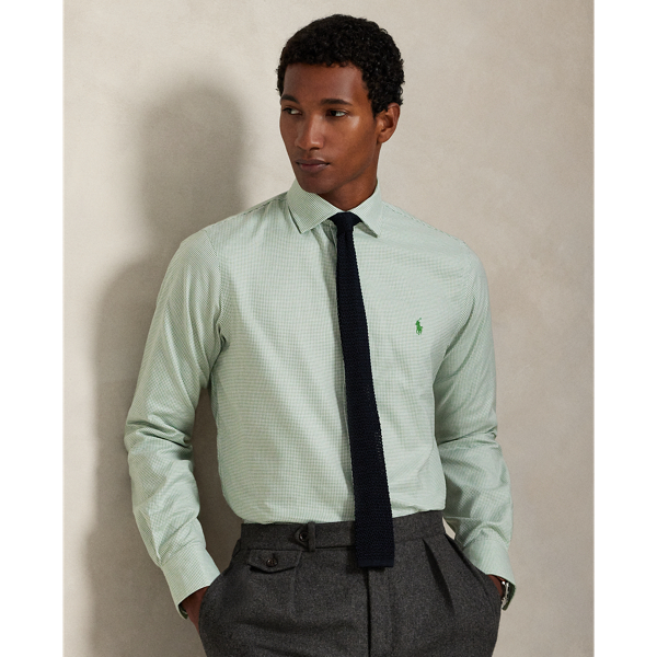 This stretchy shirt is made with cotton PUREPRESS™ technology, a durable press finish that provides wrinkle resistance while reducing material strength loss and protecting against abrasion.