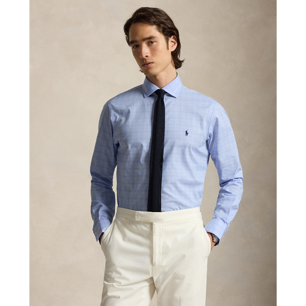 Camicia in Popeline Principe di Galles Ralph Lauren
