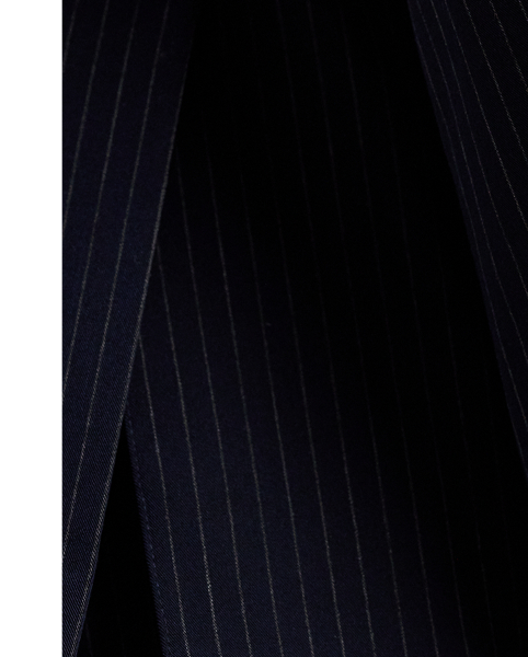 Our Polo suit jacket offers more structure in the chest and shoulders along with full lining. This striped version is crafted with a twill cloth that is custom-developed for natural wrinkle resistance and a smooth, shine-free finish. Added stretch provides extra comfort, making this lightweight layer perfect for all-season, everyday wear.