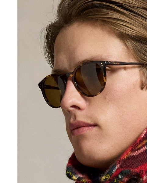 To create this coat's plaid tweed, Irish wool yarn was spun, dyed and custom-woven by Ireland's Magee 1866 mill, which has been a  Ralph Lauren Lauren partner for more than 50 years.