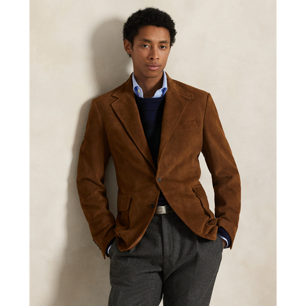 Created to mark the 50th anniversary of  Ralph Lauren Lauren, the RL67 jacket draws inspiration from a blazer that has been a treasured part of Mr Lauren's wardrobe since 1971. This reinterpretation is expertly tailored in Italy with velvety suede.