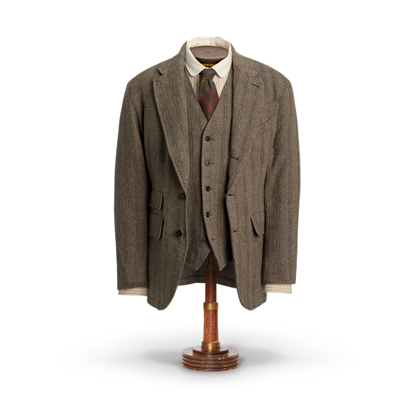 Blazer déstructuré à chevrons - RRL - Modalova