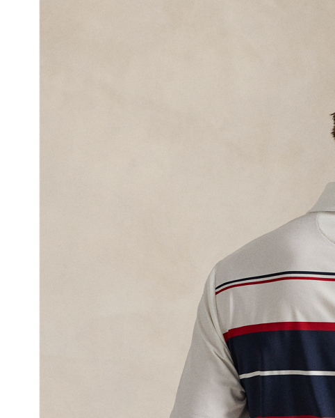 Designed for our 2025 U.S. Ryder Cup Team Collection, this Polo shirt is based on the players' uniform that will be worn on the final day of the competition, Sunday 28 September, and is updated with the RLX logo. It is crafted from moisture-wicking stretch jersey for added comfort and features variegated stripes in a patriotic colour palette.