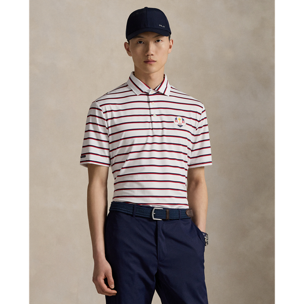 Designed for our 2025 U.S. Ryder Cup Team Collection, this Polo shirt is based on the players' uniform that will be worn on the competition's opening day, Thursday 25 September and is updated with the RLX logo. It is crafted from moisture-wicking stretch jersey for added comfort and features classic stripes in a patriotic colour palette.