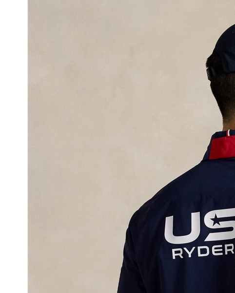 Designed for our 2025 U.S. Ryder Cup Team Collection, this jacket is based on a layering option we developed for the team's uniform and updated with the RLX logo. It's crafted from breathable, water-repellent interlock fabric and packs into its own pocket for on-the-go convenience.