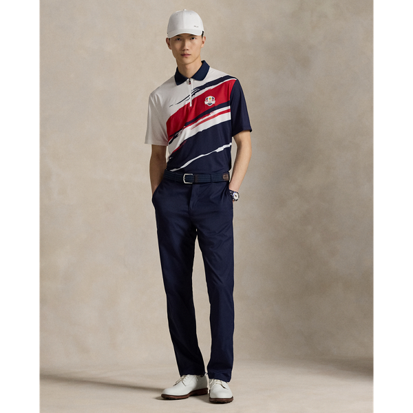 Designed for our 2025 US Ryder Cup Team Collection, these trousers were developed for the team's uniform. They combine stretchy lightweight twill with moisture-wicking properties to help keep you cool and comfortable all day.