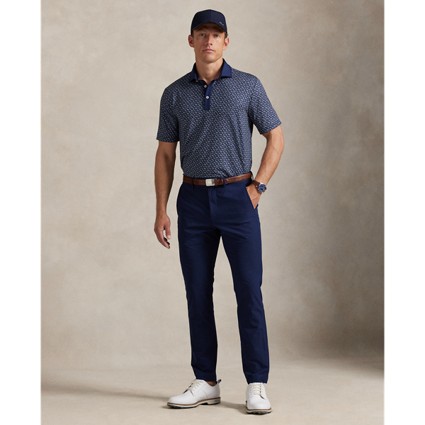 These trousers are crafted from a stretchy, lightweight fabric that's developed with moisture-wicking properties to help keep you cool and comfortable.