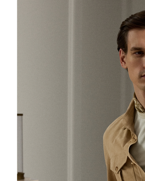 A testament to masterful Italian craftsmanship, this signature Purple Label overshirt is impeccably constructed using supple suede. This distinguished layer demonstrates our unwavering commitment to creating timeless garments of exceptional quality. This style is available in additional colours, fabrics and materials through our Made-to-Order service. For more information, please book an appointment with your local  Ralph Lauren Lauren store.