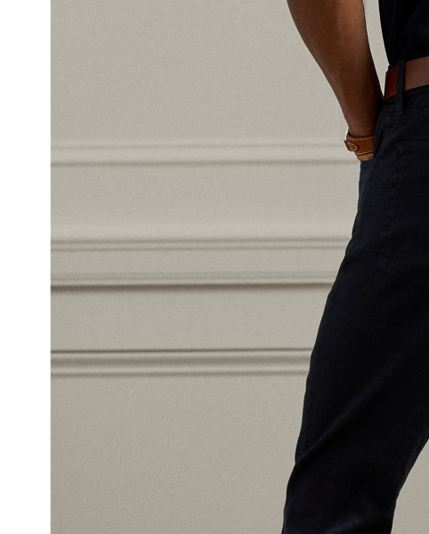 These jeans are crafted from a lightweight blend of linen, cotton and stretch fibres for superior comfort.