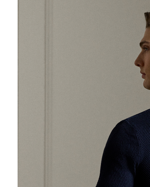 Expertly crafted in Italy, this quarter-zip jumper combines a textured-knit technique with luxurious silk yarn spun with fine cotton.