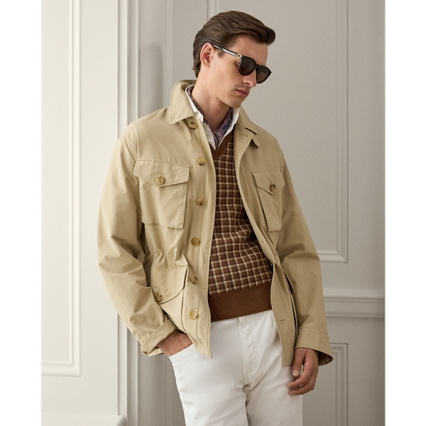 Purple Label elevates the utilitarian nature of this jacket with expert Italian craftsmanship and considered details. The exterior is made from water-resistant twill woven with a cotton blend, while the interior is partially lined with haberdashery-quality wool flannel.