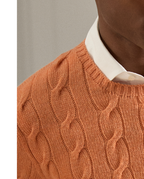 A timeless icon designed to stand the test of time, our Cradle to Cradle Certified (C2C Certified) Gold Crewneck Jumper is knit with fine cashmere fibres sourced in Italy, dyed in rich hues and features a re-imagined cotton signature label. C2C certification is the global standard for products that are safe and circular.  Ralph Lauren Lauren partnered with an independent assessment body to ensure that every component of this jumper meets the C2C Certified Product Standards set by the Cradle to Cradle Products Innovation Institute (C2CPII).