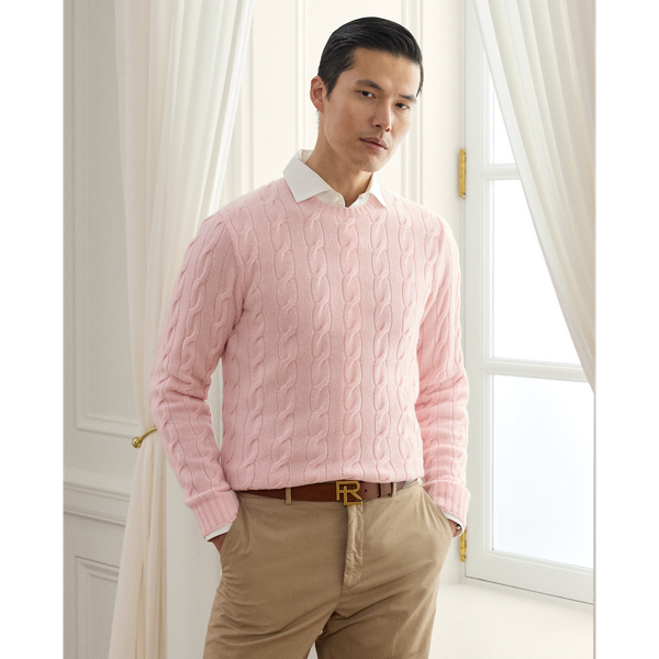 A timeless icon designed to stand the test of time, our Cradle to Cradle Certified (C2C Certified) Gold Crewneck Jumper is knit with fine cashmere fibres sourced in Italy, dyed in rich hues and features a re-imagined cotton signature label. C2C certification is the global standard for products that are safe and circular.  Ralph Lauren Lauren partnered with an independent assessment body to ensure that every component of this jumper meets the C2C Certified Product Standards set by the Cradle to Cradle Products Innovation Institute (C2CPII).