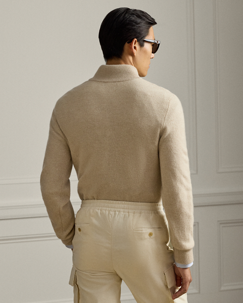 Maglia in Cashmere Ralph Lauren con Cerniera - Eleganza Unic