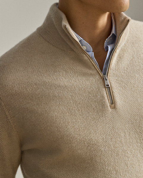 Maglia in Cashmere Ralph Lauren con Cerniera - Eleganza Unic
