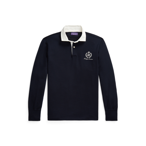 Chemise de rugby à écusson maille double - Purple Label - Modalova