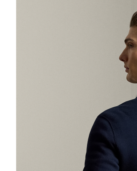 This sweatshirt is crafted in Italy with cotton-blend fleece that is brushed for exceptional softness. At the front, it features 3D textured embroidery of a custom-developed " Ralph Lauren Lauren" crest.