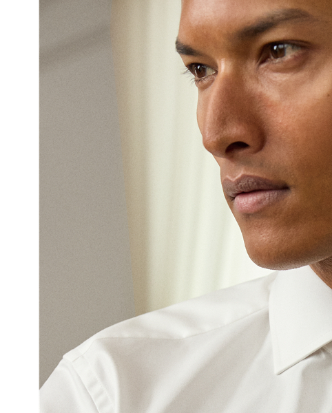 Crafted with premium cotton twill and enhanced with a crease-resistant treatment, this shirt represents the perfect fusion of modern innovation and timeless luxury. Each detail is thoughtfully considered, from the fabric's exceptional durability to the genuine mother-of-pearl buttons.