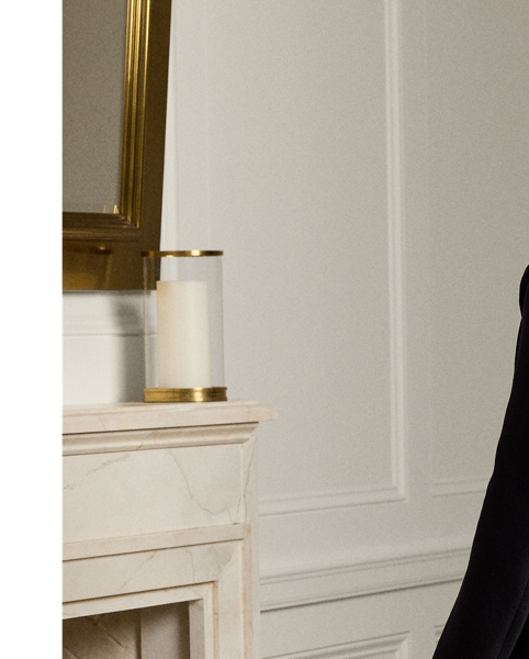 This topcoat is tailored by hand in Italy using a double-faced cloth that was custom-developed for  Ralph Lauren Lauren. The wool-and-cashmere fabric is compactly woven, allowing for an elegant drape and a luxurious texture.