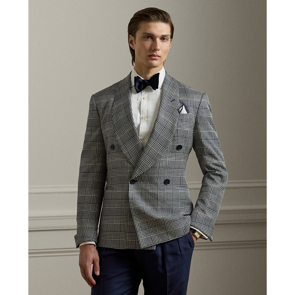 Handcrafted in Italy, the Kent combines a lighter construction with fine canvassing and a soft shoulder to create a more natural profile. This version's silk cloth was custom-developed with Mantero, an established mill in Como that is renowned for its striking prints.