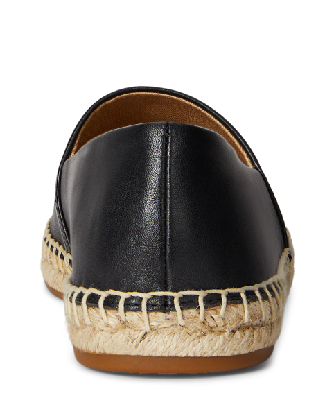 Espadrillas Cameryn Ralph Lauren in cuoio nappa