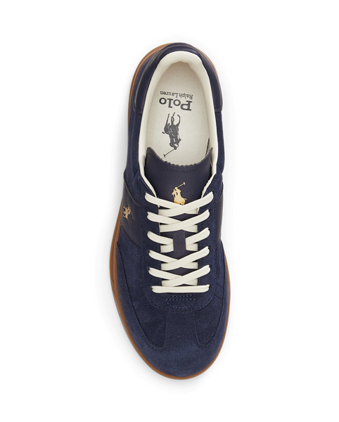 Sneaker Heritage Aera in Camoscio di Ralph Lauren