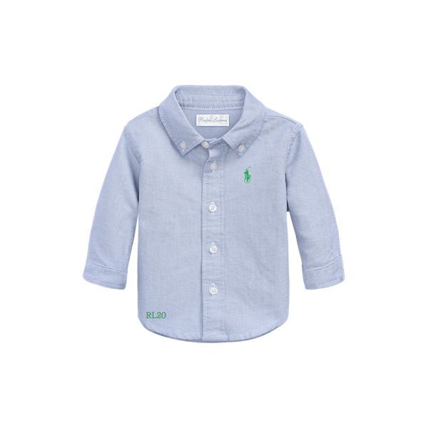 baby polo button down shirt