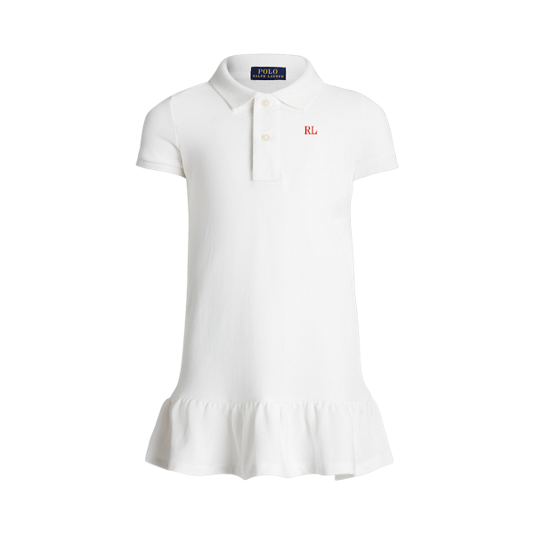 girls black polo dress