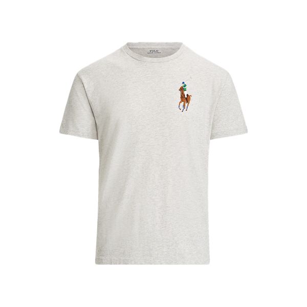 T-shirt em malha de algodão de homem