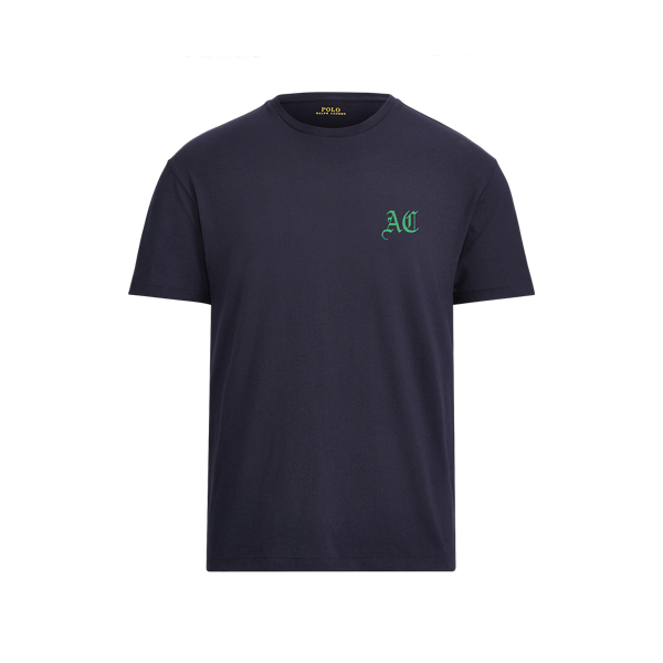 T-shirt em malha de algodão de homem