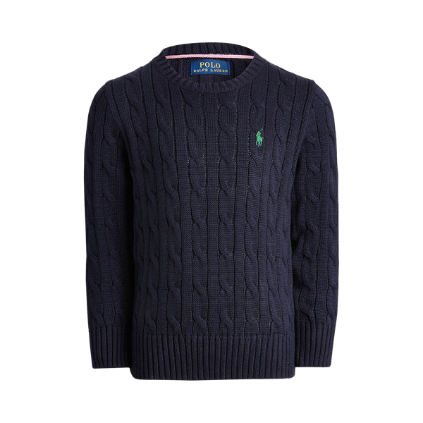 Pull garçon torsadé en coton