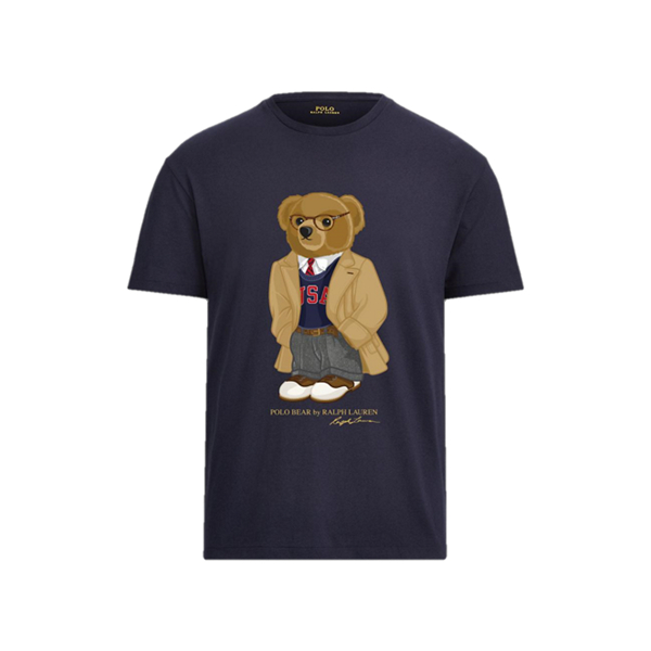 T-shirt em malha de algodão de homem