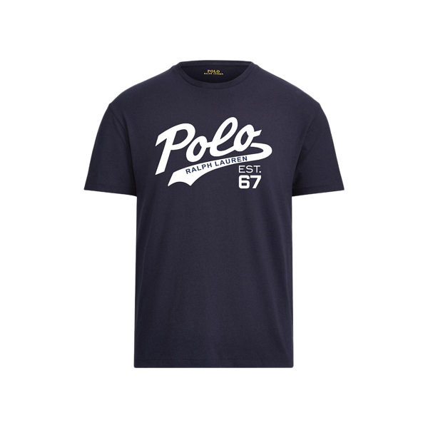 T-shirt em malha de algodão de homem