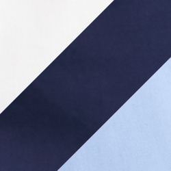 3x wit/blauw/marineblauw