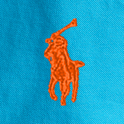 Bleu crique/Orange