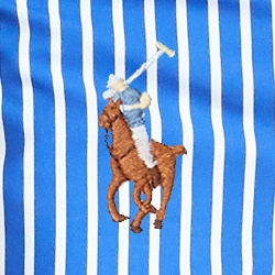 Neues Irisblau/Preppy-Bengal