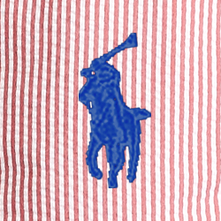 Pandora-roter Seersucker