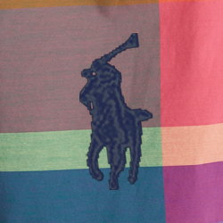 Oversize-Preppy multi