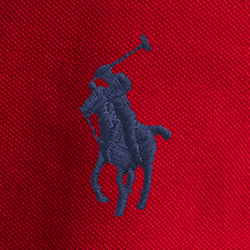 Vermelho/azul-marinho