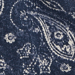 Marineblauwe met print
