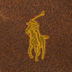 Castanho claro Polo/sarja
