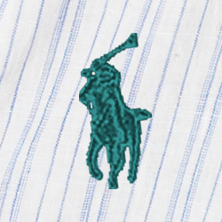 Rayure bleue